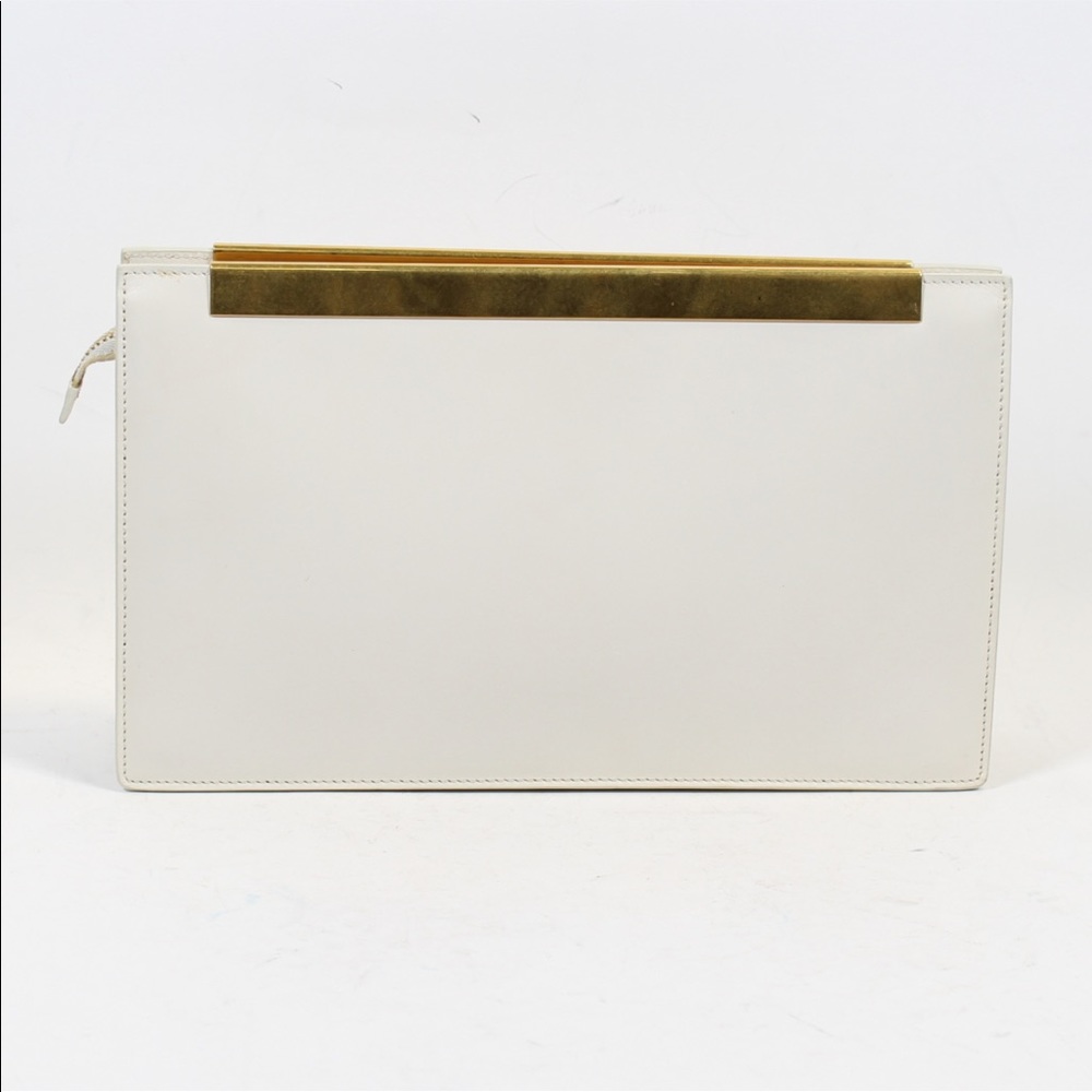 Saint Laurent Lutetia Clutch Ecru - Picture 3 of 4